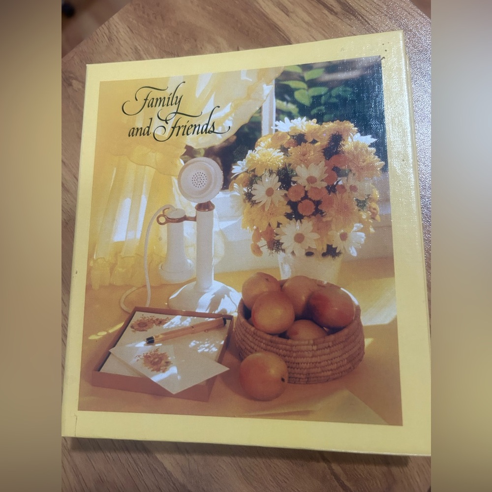 1978 Hallmark Phone/Address Book